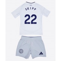 Camiseta Leicester City Oliver Skipp #22 Tercera Equipación Replica 2024-25 para niños mangas cortas (+ Pantalones cortos)